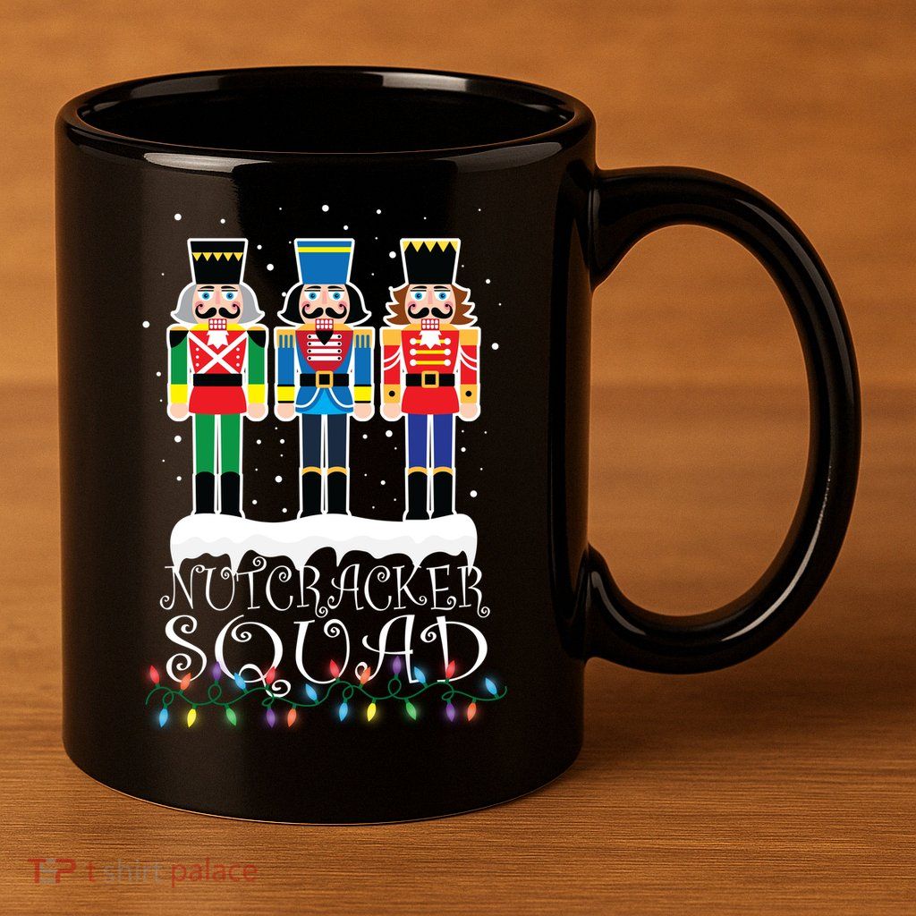 Nutcracker Squad Holiday Ballet Dance Christmas 11oz C Handle Ceramic Mug