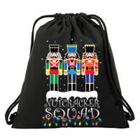 Nutcracker Squad Holiday Ballet Dance Christmas Drawstring Bag