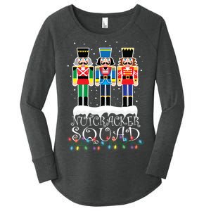 Nutcracker Squad Holiday Ballet Dance Christmas Women's Perfect Tri Tunic Long Sleeve Shirt