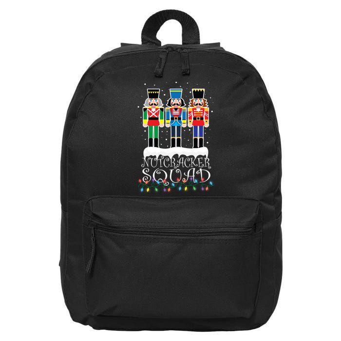 Nutcracker Squad Holiday Ballet Dance Christmas 16 in Basic Backpack