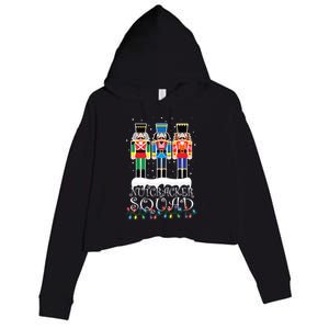 Nutcracker Squad Holiday Ballet Dance Christmas Crop Fleece Hoodie