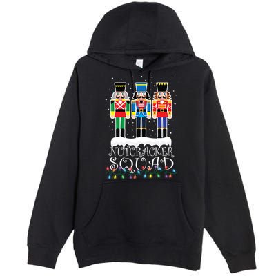 Nutcracker Squad Holiday Ballet Dance Christmas Premium Pullover Hoodie