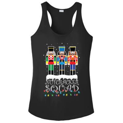 Nutcracker Squad Holiday Ballet Dance Christmas Ladies PosiCharge Competitor Racerback Tank