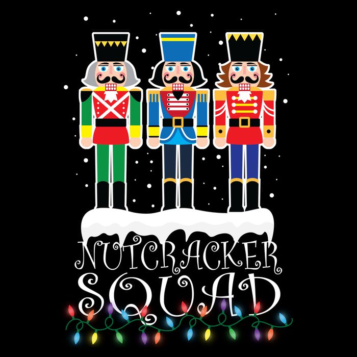 Nutcracker Squad Holiday Ballet Dance Christmas 16oz Travel Tumbler