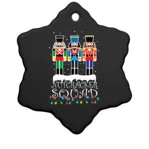 Nutcracker Squad Holiday Ballet Dance Christmas Ceramic Star Ornament