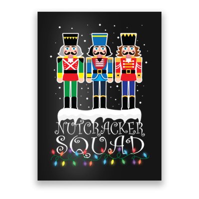 Nutcracker Squad Holiday Ballet Dance Christmas Poster