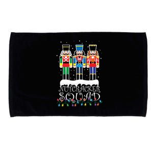 Nutcracker Squad Holiday Ballet Dance Christmas Microfiber Hand Towel