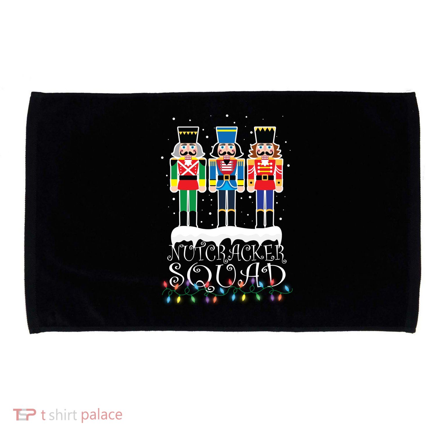Nutcracker Squad Holiday Ballet Dance Christmas Microfiber Hand Towel