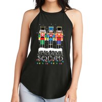 Nutcracker Squad Holiday Ballet Dance Christmas Women's Perfect Tri Rocker Tank