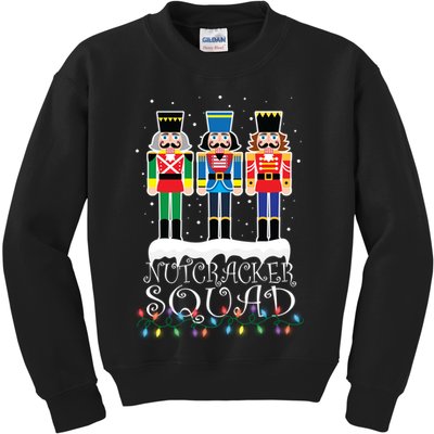 Nutcracker Squad Holiday Ballet Dance Christmas Kids Sweatshirt