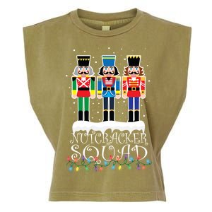 Nutcracker Squad Holiday Ballet Dance Christmas Garment-Dyed Women's Muscle Tee