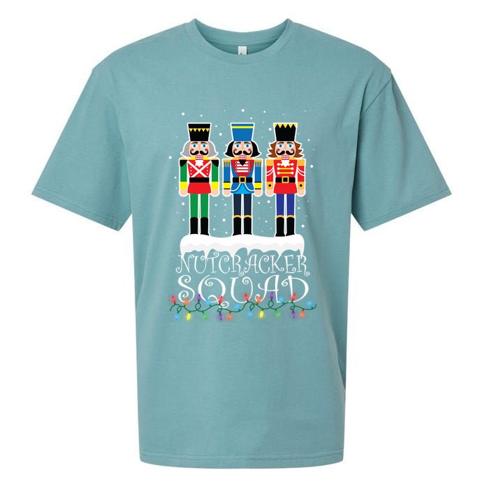Nutcracker Squad Holiday Ballet Dance Christmas Sueded Cloud Jersey T-Shirt