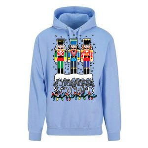 Nutcracker Squad Holiday Ballet Dance Christmas Unisex Surf Hoodie