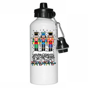 Nutcracker Squad Holiday Ballet Dance Christmas Aluminum Water Bottle 