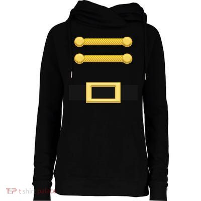 Nutcracker Uniform Christmas Costume Womens Funnel Neck Pullover Hood