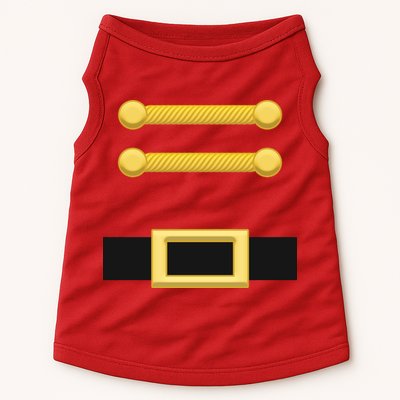 Nutcracker Uniform Christmas Costume Doggie Tank