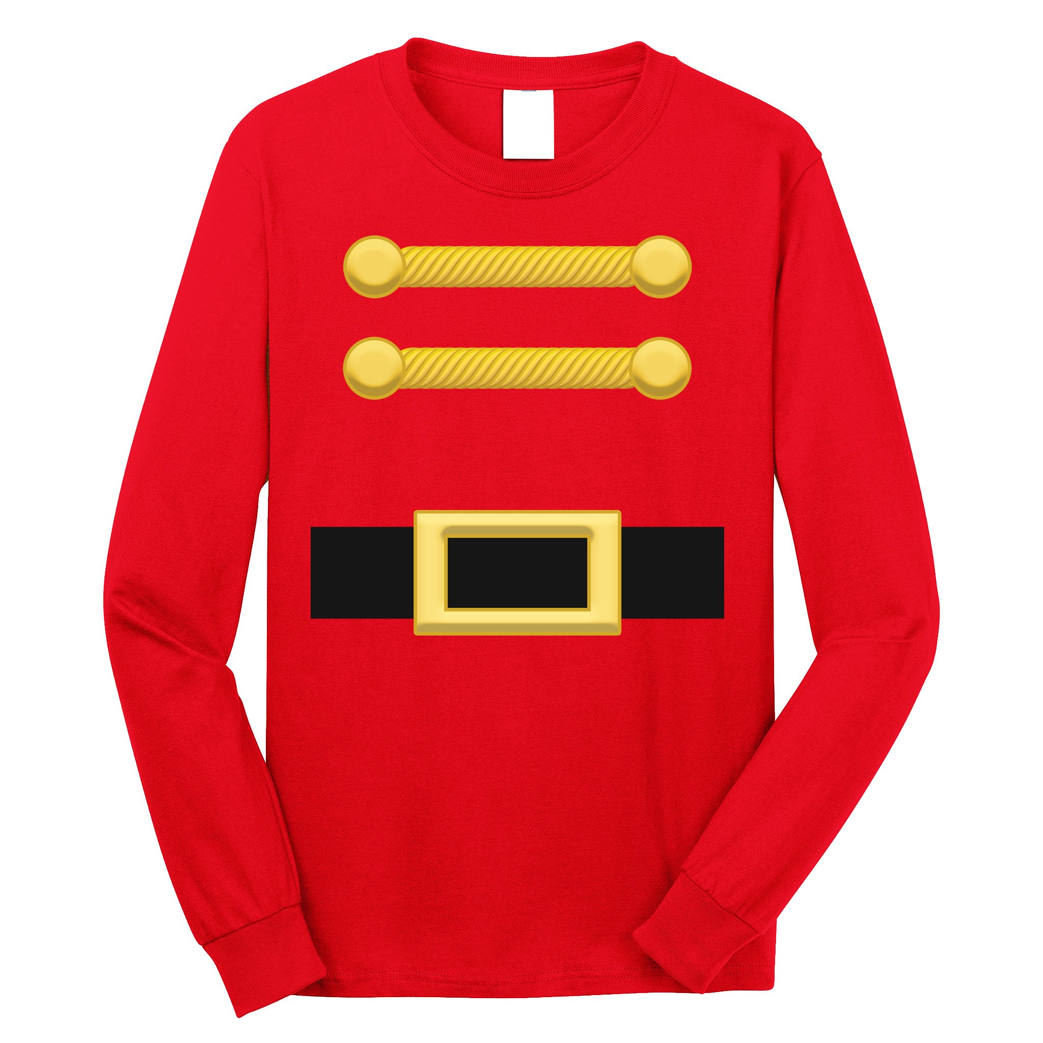 Nutcracker Uniform Christmas Costume Long Sleeve Shirt