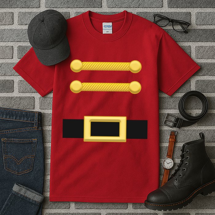 Nutcracker Uniform Christmas Costume Tall T-Shirt