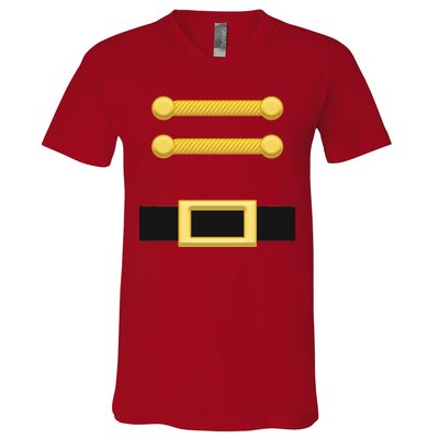 Nutcracker Uniform Christmas Costume V-Neck T-Shirt