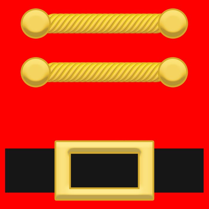 Nutcracker Uniform Christmas Costume Button