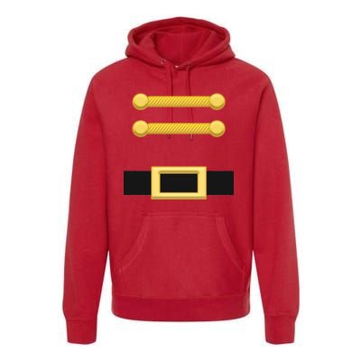 Nutcracker Uniform Christmas Costume Premium Hoodie