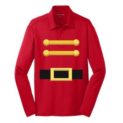 Nutcracker Uniform Christmas Costume Silk Touch Performance Long Sleeve Polo