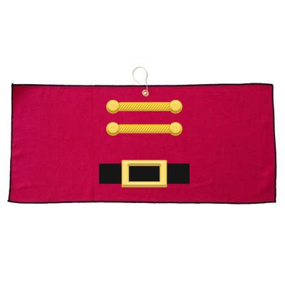 Nutcracker Uniform Christmas Costume Large Microfiber Waffle Golf Towel