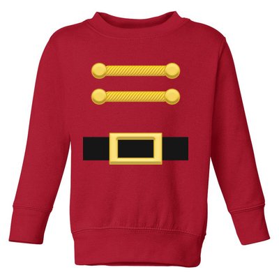 Nutcracker Uniform Christmas Costume Toddler Sweatshirt