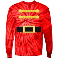 Nutcracker Uniform Christmas Costume Tie-Dye Long Sleeve Shirt