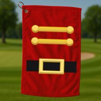 Nutcracker Uniform Christmas Costume Golf Towel