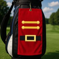 Nutcracker Uniform Christmas Costume Golf Towel