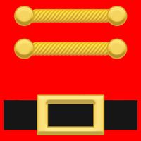 Nutcracker Uniform Christmas Costume Golf Towel