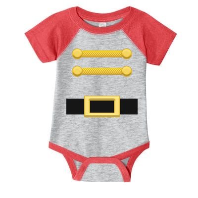 Nutcracker Uniform Christmas Costume Infant Baby Jersey Bodysuit