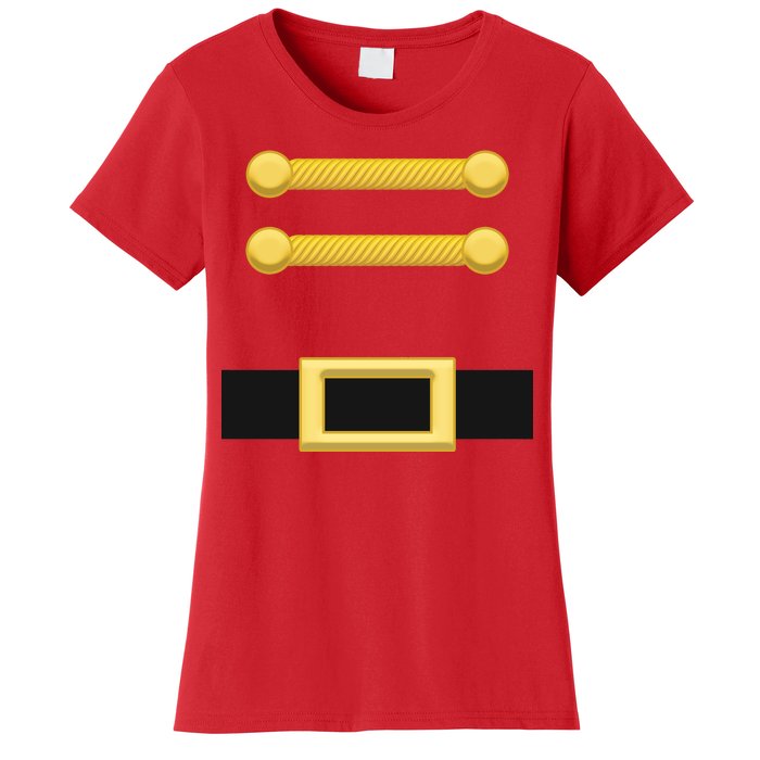 Nutcracker Uniform Christmas Costume Women's T-Shirt