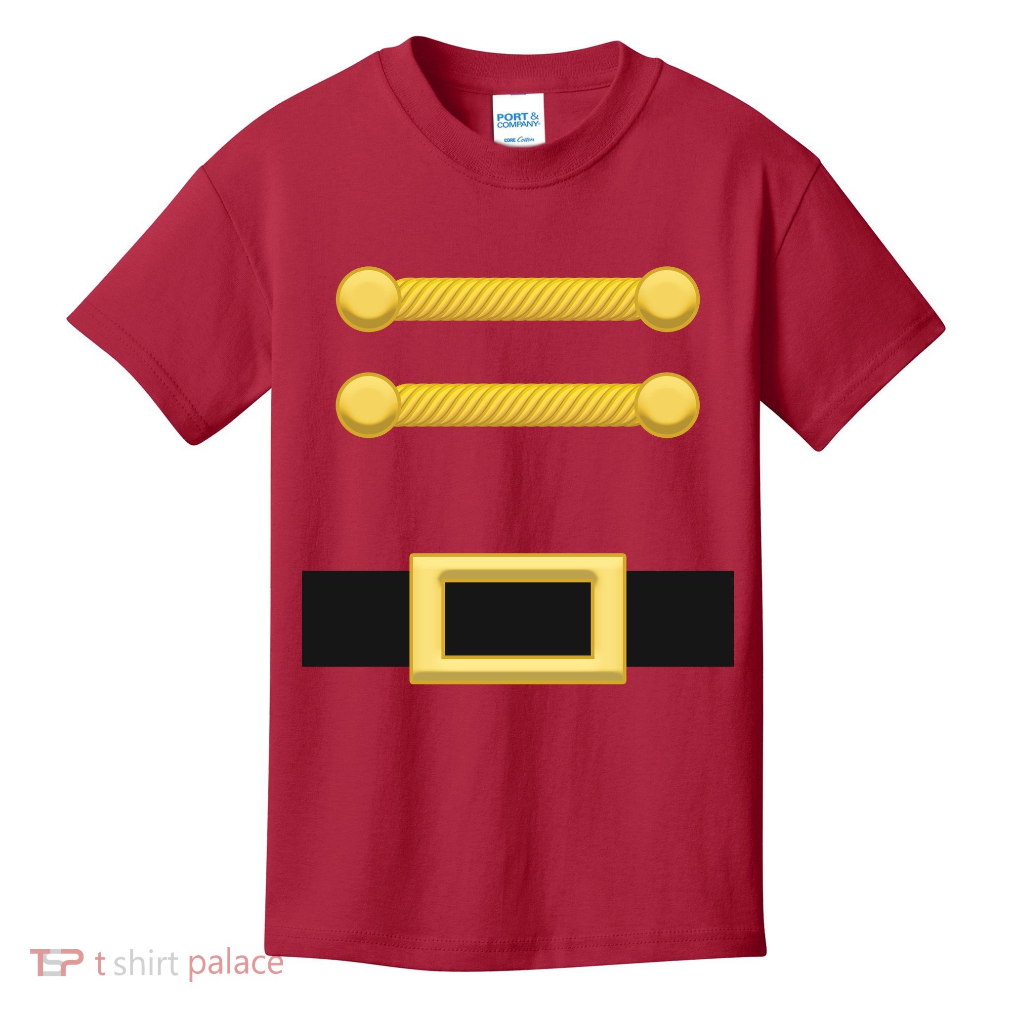Nutcracker Uniform Christmas Costume Kids T-Shirt