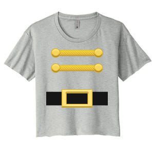 Nutcracker Uniform Christmas Costume Women's Crop Top Tee