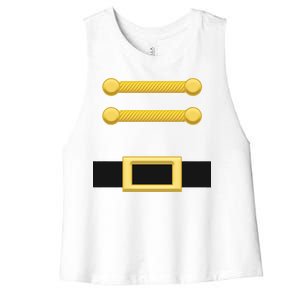 Nutcracker Uniform Christmas Costume Women's Racerback Cropped Tank