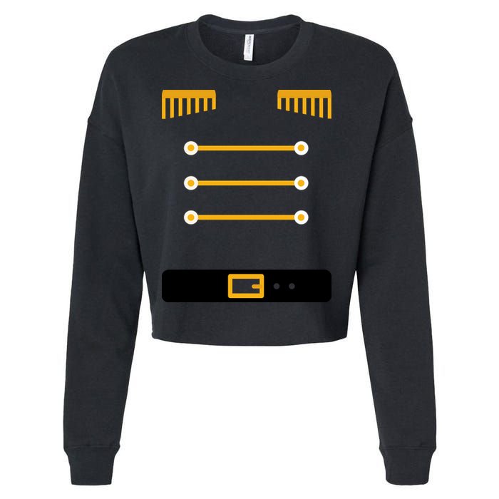 Nutcracker Uniform Toys Soldier Christmas Cropped Pullover Crew