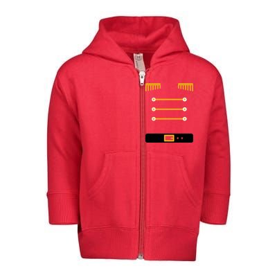 Nutcracker Uniform Toys Soldier Christmas Toddler Zip Fleece Hoodie