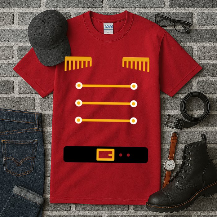 Nutcracker Uniform Toys Soldier Christmas Tall T-Shirt