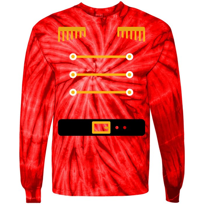 Nutcracker Uniform Toys Soldier Christmas Tie-Dye Long Sleeve Shirt