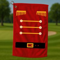 Nutcracker Uniform Toys Soldier Christmas Golf Towel