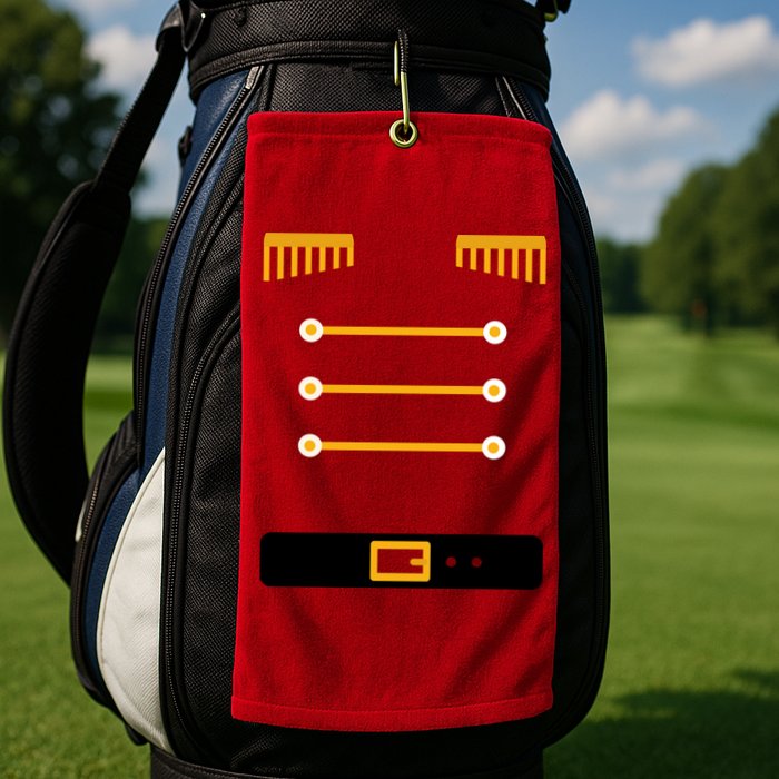 Nutcracker Uniform Toys Soldier Christmas Golf Towel