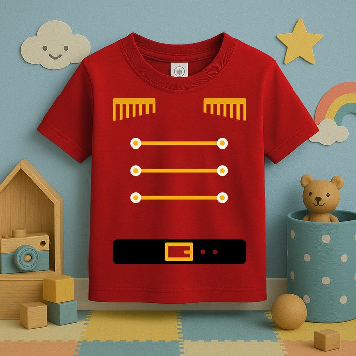 Nutcracker Uniform Toys Soldier Christmas Toddler T-Shirt