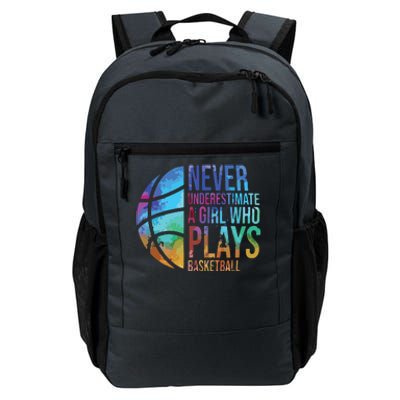 Never Underestimate Who Plays Basketball Daily Commute Backpack