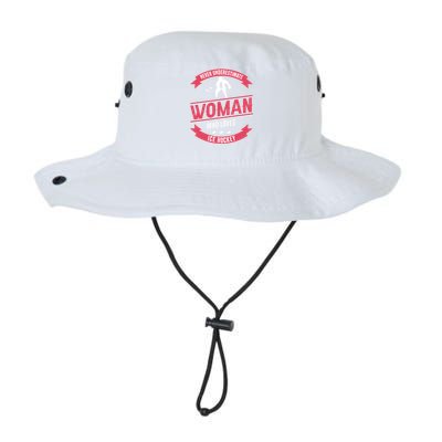 Never Underestimate Who Loves Ice Hockey Meaningful Gift Legacy Cool Fit Booney Bucket Hat