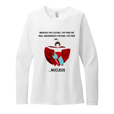 Nacho Vintage 80s Libre Quotes Jack Womens CVC Long Sleeve Shirt