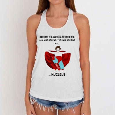 Nacho Vintage 80s Libre Quotes Jack Women's Knotted Racerback Tank