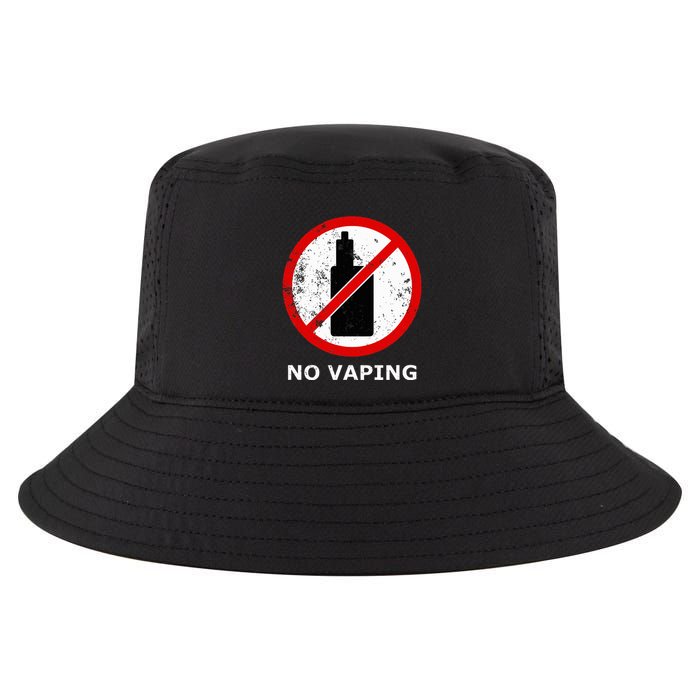 No Vaping Anti Vape Cool Comfort Performance Bucket Hat