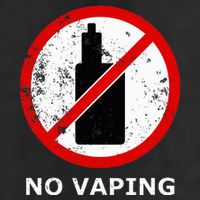 No Vaping Anti Vape Cool Comfort Performance Bucket Hat